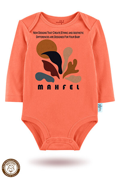 MAHFEL 100% Premium Cotton 3-Piece Organic Printed Snap Fastener Baby Bodysuit