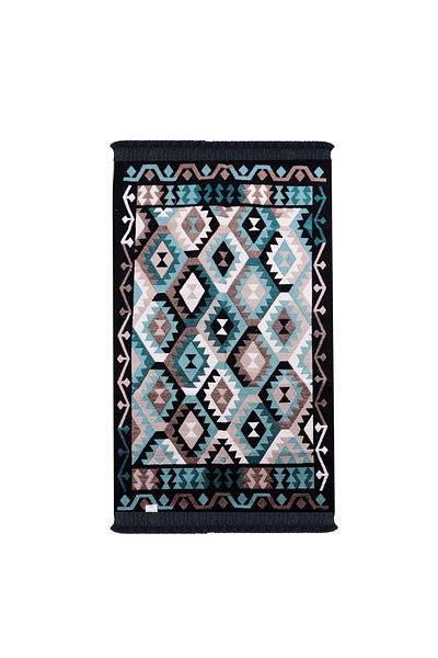 Bigghome Doppelseitiger Teppich, maschinenwaschbar, modernes Muster, 80*150 cm, Sa1818a