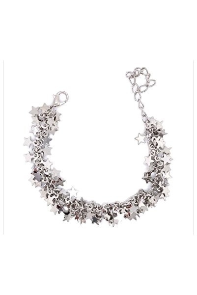 Shiklik MODA Star Model Women's Bracelet with Chain to Complete Your Elegance