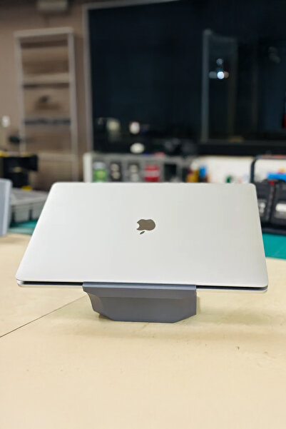 MEK Macbook Yükseltici Modern Stand Siyah (Pro ve Air Uyumlu)