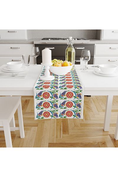 Filamente Ramadan Runner / Ramadan Pattern / Stain Resistant - Washable Micropecks Fabric 140X41