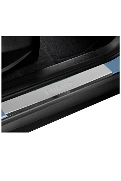 Mt Line Accessories Kapı Eşiği 4 Parça Ford Focus 1 HB 5D/SD 1998-2005 Uyumlu Krom Paslanmaz Çelik