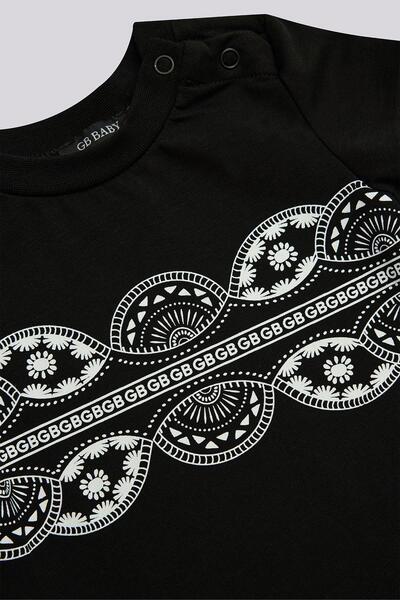 GB Baby BG Store Erkek Bebek Siyah Tshirt