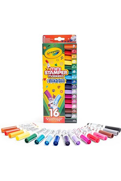 Crayola Washable Mini Stamper Marker 16 count