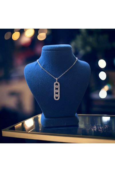 Asteria Jewelry Mess Model Ihtal Steel Necklace