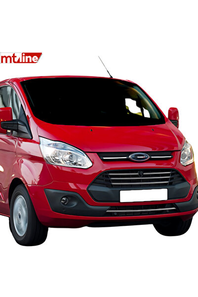 Ön Tampon Çıtası 5 Parça Ford Custom Van 2012-2017 Uyumlu Krom Paslanmaz Çelik