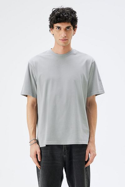 IAMNOTBASIC Men's Gray Oversize T-Shirt