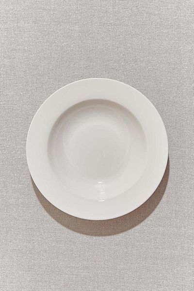 Paşabahçe White Porcelain Pit Plate