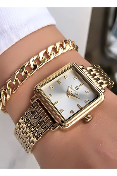 Homies Original Invoice Waterproof Women's Wrist Watch with Bracelet Gift
