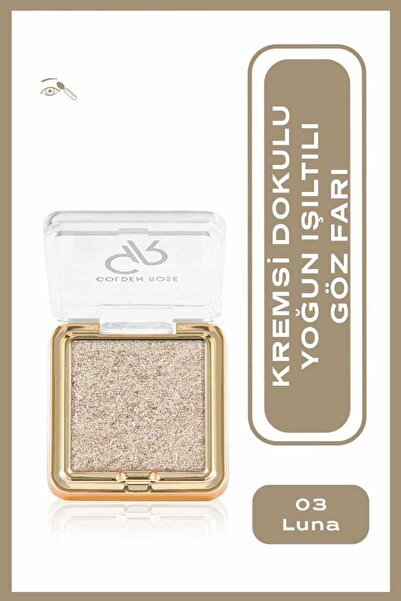 Golden Rose Glitter Glow Eyeshadow No:03 Luna Simli Işıltılı Far 2,5 g