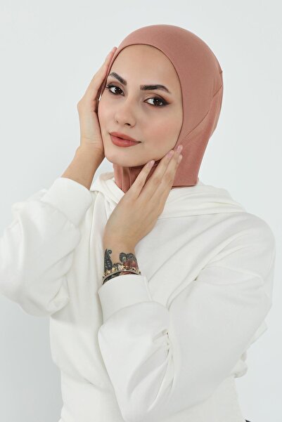 Aisha's Design Αποσπώμενο καπάκι με προσωπίδα, τουρμπάνι, B-82, καπουτσίνο