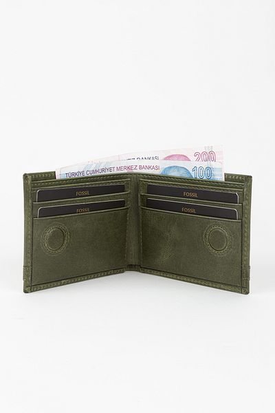 Fossil Boxed Genuine Leather Wallet - Men's Hand Portfolio
