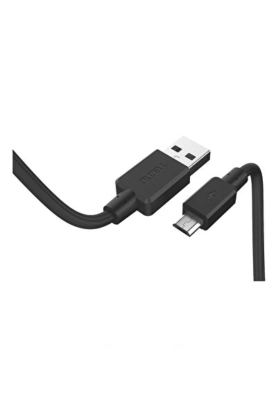 TECNO Tcd-m11 Usb-a To Micro 2a Data Ve Şarj Kablosu 1m Siyah