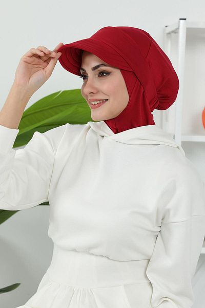 Aisha's Design Detachable Visor Bonnet,Turban,B-82