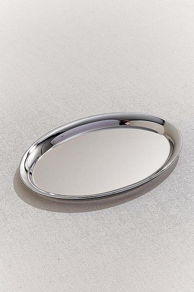 Paşabahçe Metal Oval Tray 26 cm