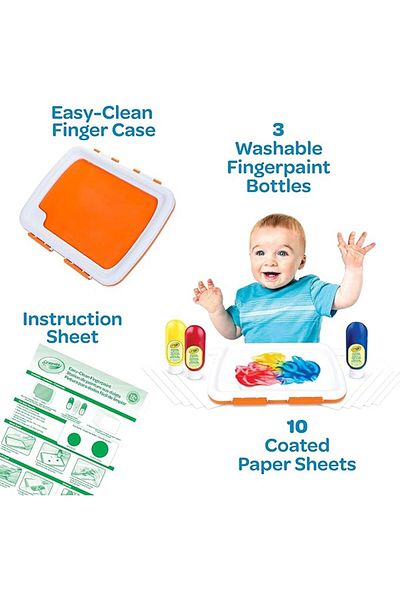 Crayola Easy-Clean Fingerpaint Set CY81-1477