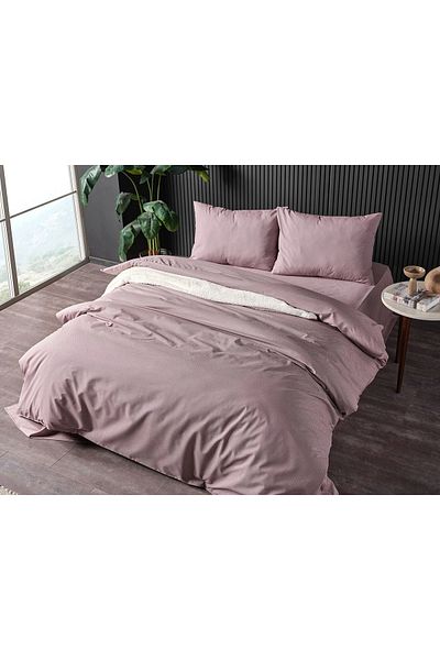 Doqu Home Pure Touch Double Duvet Cover Set - Dusty Rose