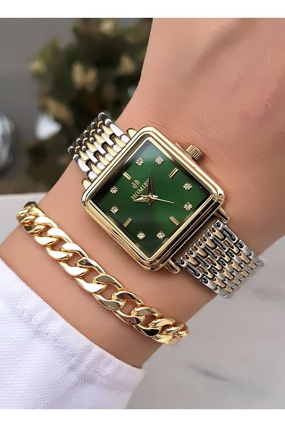 Homies Original Invoice Waterproof Women's Wrist Watch with Bracelet Gift