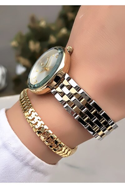 Homies Orijinal Faturalı 2 Yıl Garantili Su Geçirmez Kadın Kol Saati Bileklik Hediyeli