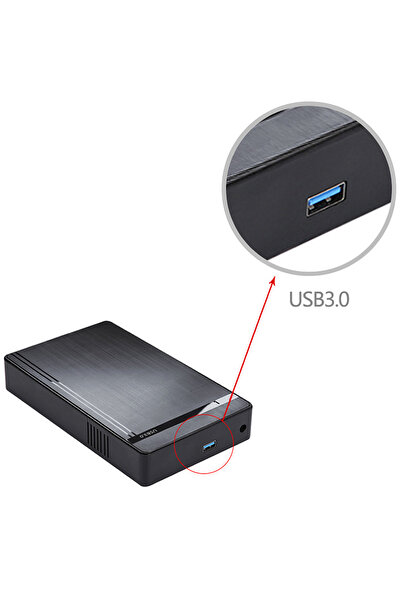 MAXGO 3144 3.5 Inç Usb 3.0 Harddisk Hdd Kutusu Sata Harici Hard Disk Kutu