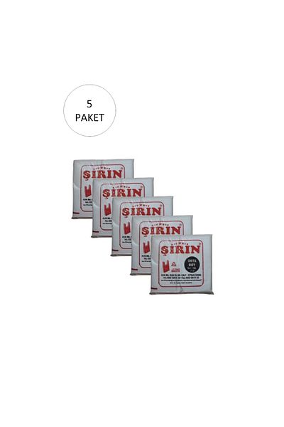 costurera White Thick Athlete Bag Medium Size 28x50 Cm 1 Kg 5 Pack (Takriben 375 Pieces)