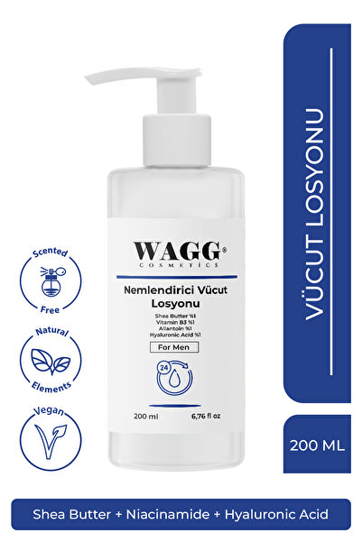 WAGG Cosmetics Nemlendirici Vucüt Losyonu For Men 200ML