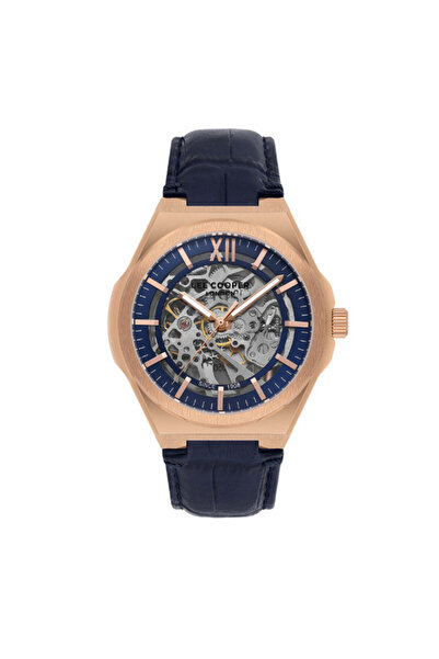 Lee Cooper ساعة لي كوبر للرجال أوتوماتيكية بمينا أزرق - LC08050.499