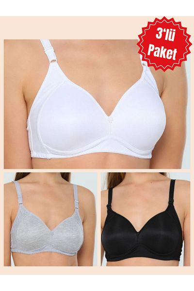 Liza Women's Non-Padded Underwire Women's Bra 3 Pack