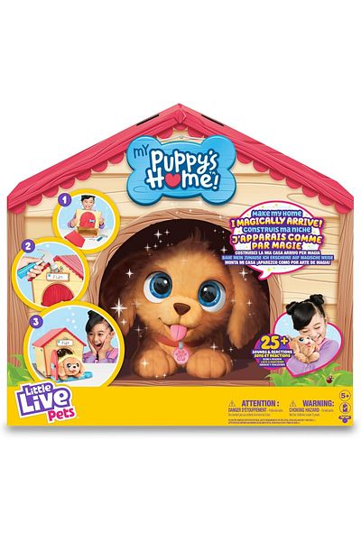 LITTLE LIVE PETS My Puppy's Home Interactive Plush 26477/64557