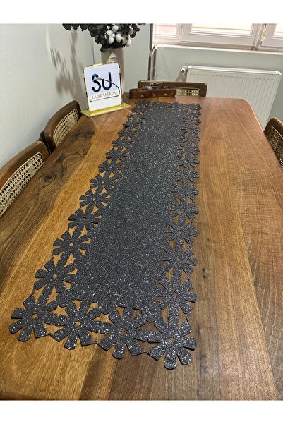 EHA LAZER Simli siyah runner