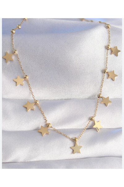 Shiklik MODA قلادة نسائية من طراز ستار تكمل أناقتك