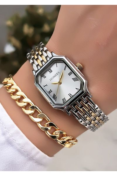 Homies Original Invoice Waterproof Women's Wrist Watch with Bracelet Gift