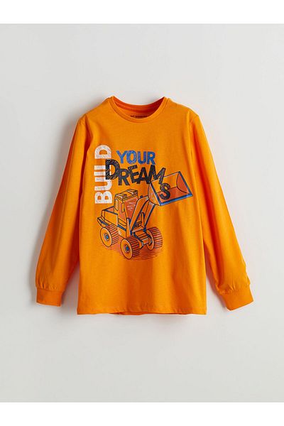 LC Waikiki Lcw Kids Crew Neck Boy's Pajamas Top