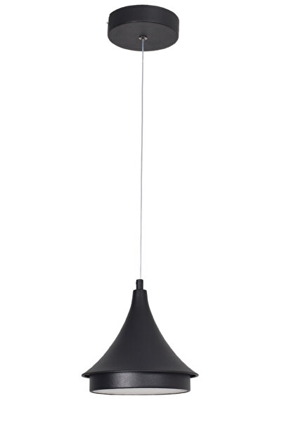 Modavize Pare Modern Tasarım Panel Ledli Hol Antre Çocuk Odası Mutfak Siyah R...