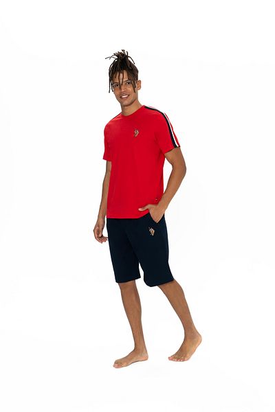 U.S. Polo Assn. U.S. Polo Assn. Men's Pajamas Set - Crew Neck, Pocket, Smr.Mn.Z1.Eta8.Gr.Ou8.6P8.Lke2811