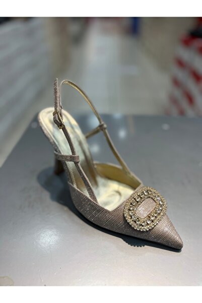 Hacıoğlu Ayakkabı Pantofi de rochie de seară pentru femei Vollex Glittery Stone