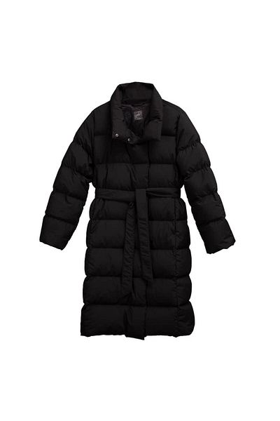 Penelope Palton negru XL 100% puf de gâscă - Colecția Mona