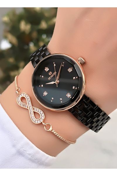 Homies Original Invoice Waterproof Women's Wrist Watch with Bracelet Gift