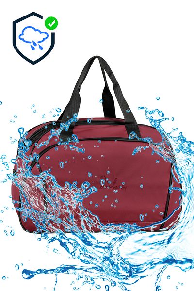 barberri Modern Fabric Fully Lined Foam Hand and Shoulder Portable Travel and Sports Bag