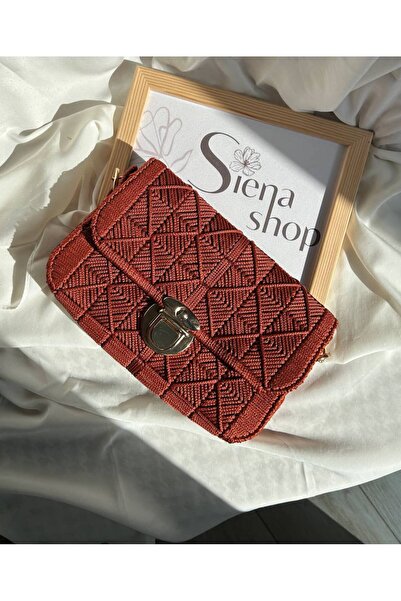 sienashop El örmesi Kanvas El ve Omuz Çantası