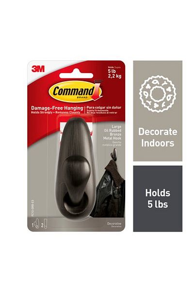 COMMAND Large Metal Hanger Bronze
