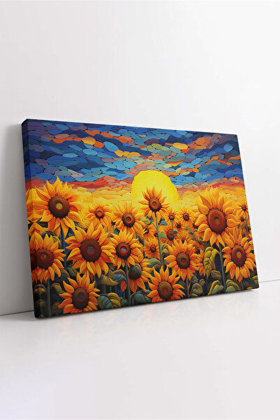 KOSS Dijital Διακοσμητικός πίνακας σε καμβά με αφηρημένο γεωμετρικό σχέδιο με...