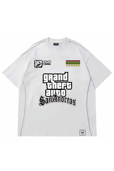 1blood Μπλουζάκι Hip-hop Streetwear GTA San Andreas Extra Cash Jersey (Unisex)