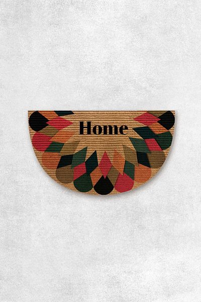 Popcorn Kids Half Moon Floor Mat - Colorful
