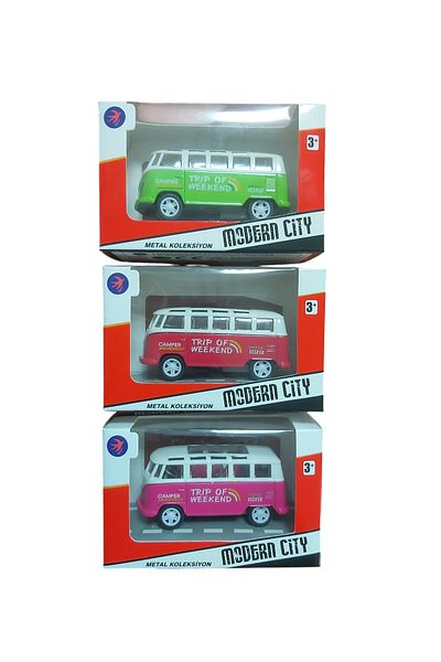 SEHER OYUNCAK Modern City Metal Toy Minibus