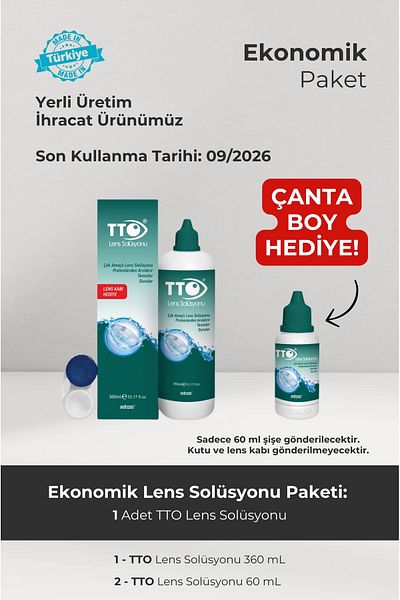 TTO 360 ml and 60 ml Lens Solution - Gift Date: 09.2026