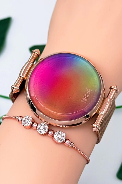 TOUCHE WATCH Touche Dokunmatik Unisex Kol Saati Dokunmatik Ekran 3 Atm Su Geç...