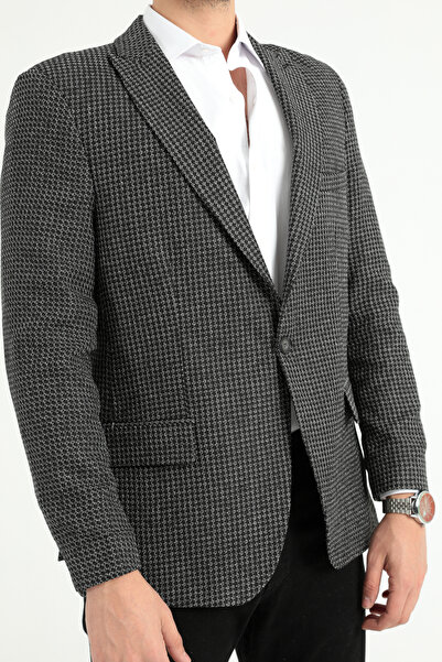 ModaPlaza Чоловічий трикотажний піджак Slimfit 5102