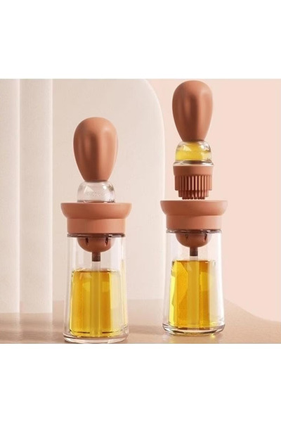 Tuppee Cam Hazneli Silikon Yağ & Sos & Yumurta Fırçası 300 ml