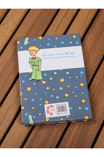 MUKKO HOME Little Prince Design Thick Cover Elastic Lined Notebook - 80 Sheets